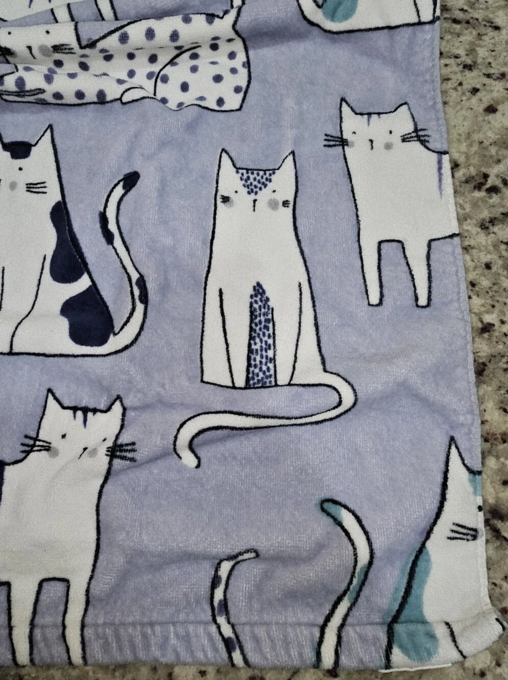 Artisan NY Home - Cartoon Cats Themed Novelty Bathroom Towel Set EUC